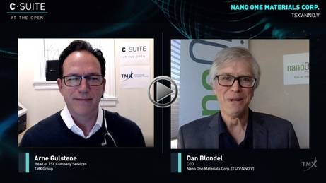 YouTube - The View From The C-Suite: Dan Blondel, CEO, Nano One Materials Corp.